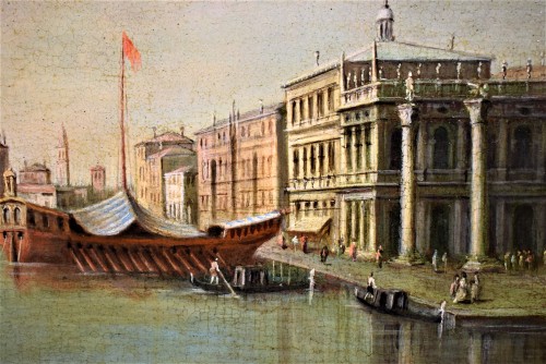 Antiquités - Venise, le bassin de San Marco - École de Michèle Marieschi (1710-1744)